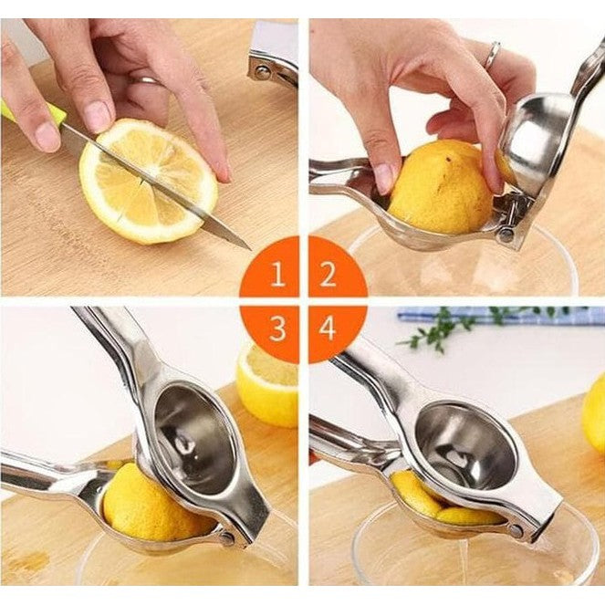 Alat Peras Jeruk Stainless Steel / Lemon Juicer Orange Extractor Squeezer Perasan Press Nipis Buah