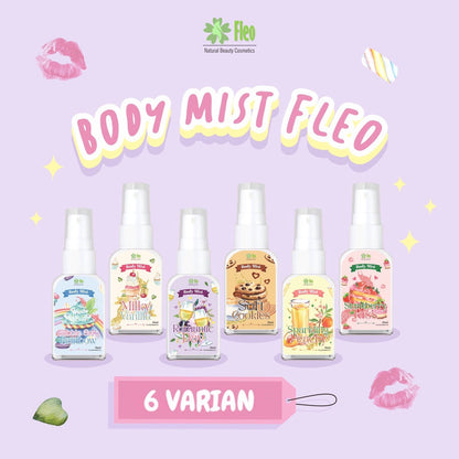 Body Mist By FLEO 30ml BPOM / Parfum Pengharum Badan Wanita Wangi Tahan Lama / Body Spray Parfume Travel Size 30 ml Pewangi Baju Semprot Travel size