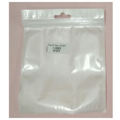 Plastik Klip Susu 12X15 Cm (ISI 100) Ziplock Putih Packing Plastic Clip Zipper Ukuran Size Tebal Pcs