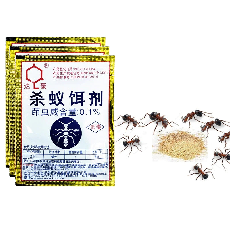 Racun Bubuk Semut Killing Bait Powder Serbuk Obat Pembasmi Sarang Semut Ants Killer Pest Control