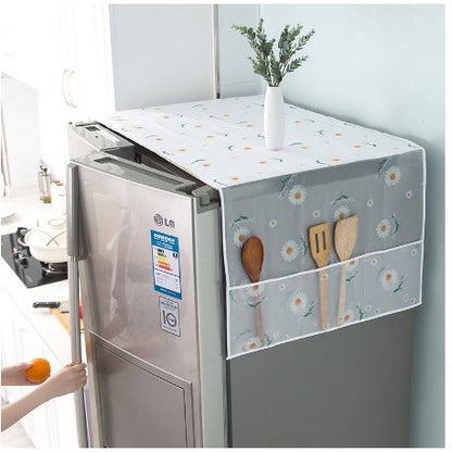 Refrigerator Cover Penutup Atas Kulkas Kantong Pouch Alas Mesin Cuci Taplak Meja Anti Debu Air Dust