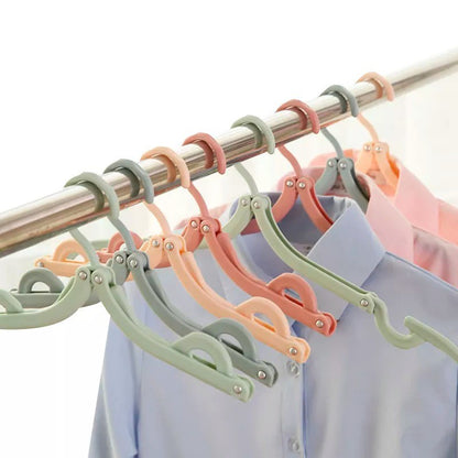 Hanger Lipat Gantungan Baju / Cantelan Jemuran Pakaian Baju Syal Hijab / Foldable Hangers For Travel Portable Serbaguna Travelling