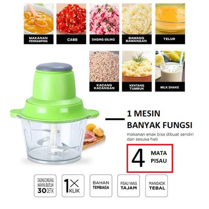 Blender Capsule Cutter Quatre Mini Kapsul Serbaguna Alat Penggiling Daging Buah Sayur Meat Grinder