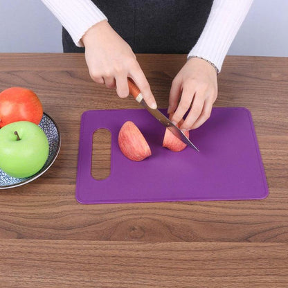 Talenan Dapur Plastik Non-Slip Warna Warni / Alas Pemotong Buah Sayuran Daging Roti Multifungsi / Slim Cutting Board Chopping Papan Tatakan Plastic Food Grade Serbaguna