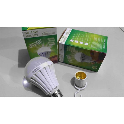 Lampu Emergency LED 15Watt Bohlam Darurat Hand Sensor 15W 15 Watt Dipegang Tangan Nyala Terang AC/DC