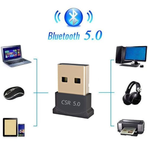 Mini Bluetooth CSR 5.0 USB Dongle Wireless device Eksternal V5.0 Adapter Transmitter Mouse Computer