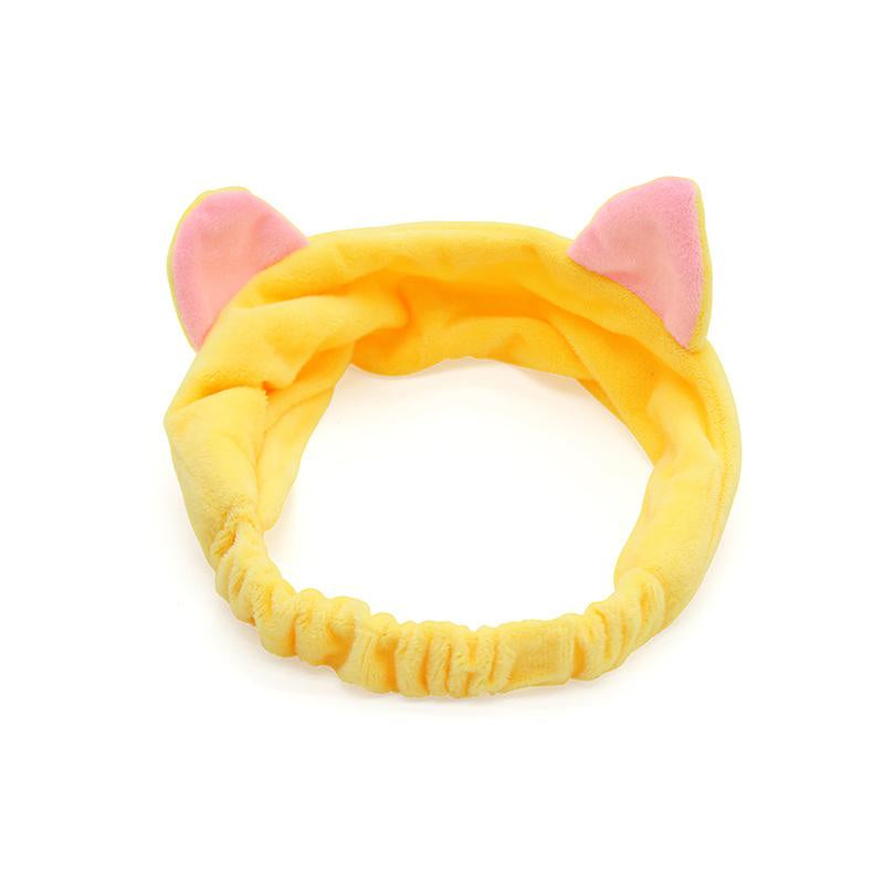 Bandana Bando Korea Import Headband Kain Karet Motif Kuping Kucing Telinga Kelinci Kepala Rambut