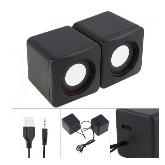 Mini Speaker Multimedia Model AP101 Be-5777 101Z Kabel USB Komputer Laptop Notebook Smartphone Aktif