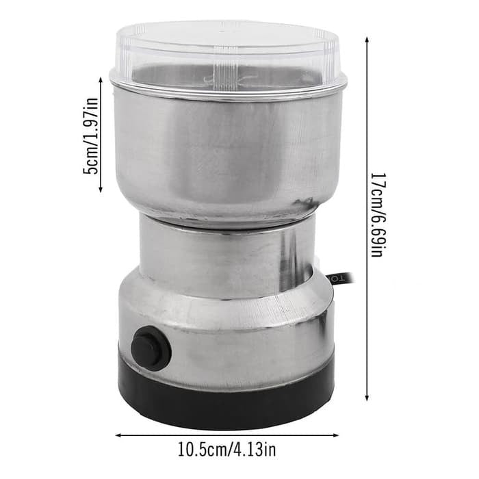 Alat Penggiling Biji Kopi Elektrik Coffee Grinder Bahan Stainless Steel Anti Karat Blender Giling Kacang Serbaguna