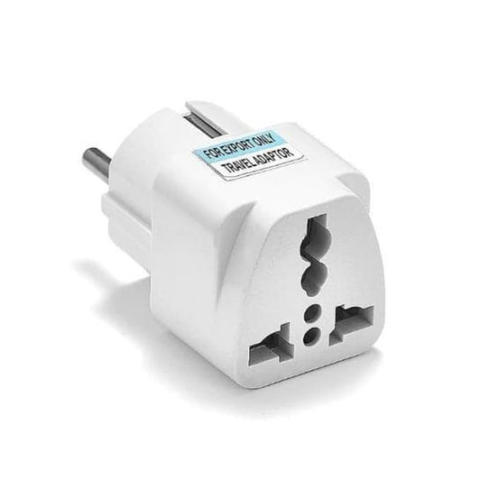 Over Steker Adaptor 3 Kaki Travel Adapter ke 2 Universal (UK + US+ AU)