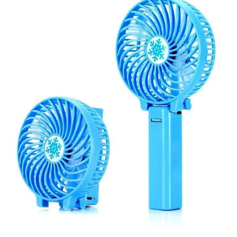 Kipas Angin Tangan Handy Mini Fan Handheld Rechargeable Portable 2000mAh Lipat