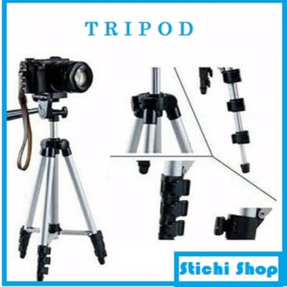 Tripod Weifeng 1M + Holder U for DSLR Kamera Handphone Alumunium 100cm panjang lipat traveling foto