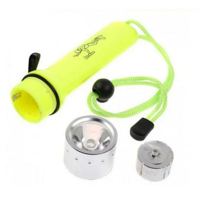 Senter Selam Flashlight For Diving CREE 3W LED Lampu Anti Air Cahaya Tahan Dalam Laut Nyelam Light