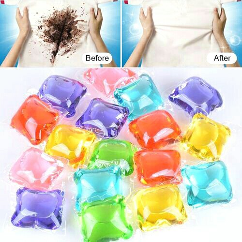 Detergent Laundry Gel Ball Sabun Cair Cuci Baju Detergen Liquid Bola Ajaib Travel Deterjen Mini Unik