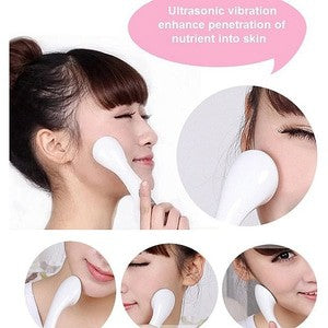 Ion Face Massager Setrika Wajah Pemijat Muka Alat Pengencang Kulit