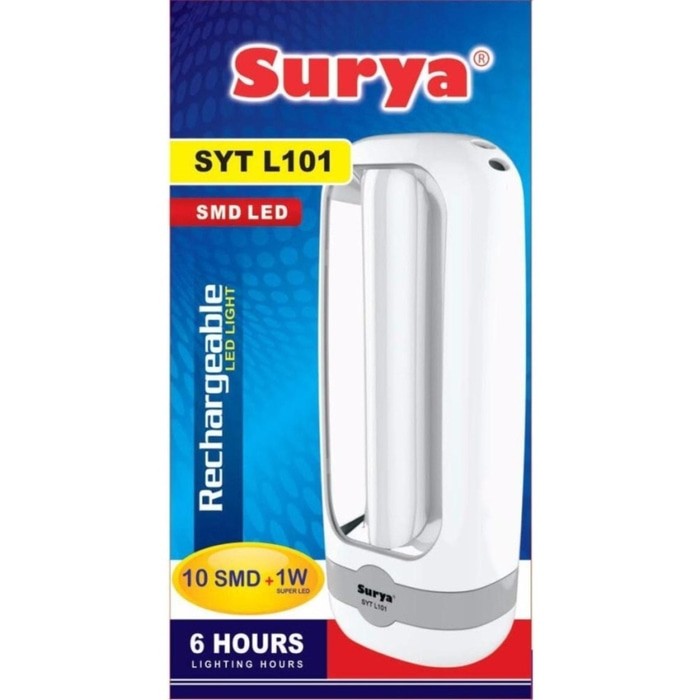 Senter / Lampu Darurat Surya SYT L101 Emergency Lamp LED 10 SMD Putih Darurat Rechargeable Cas Ulang