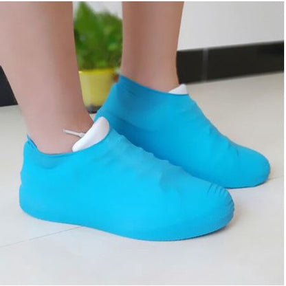 Cover Sepatu Karet Silicone Anti Air Sarung Pelindung Waterproof Silikon Shoes boots sendal kaki