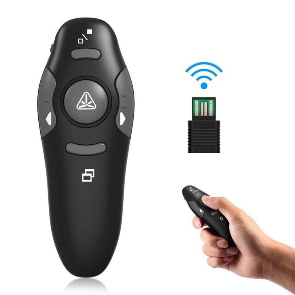 Wireless Laser Red Pointer Presenter 805 Remote Control 2.4GHz Untuk Presentasi Powerpoint, MS Word, Excel