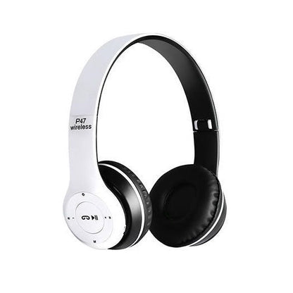 HEADPHONE BLUETOOTH P47 Headset Bando Gaming Lipat Wireless Audio Stereo Super Bass 5.0 EDR Travel