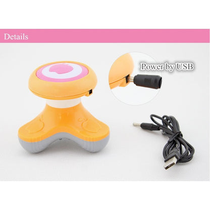 Alat Pijat MIMO Mini Portable Massager Elektrik USB Refleksi Pijit Urut Kepala Leher Bahu Punggung