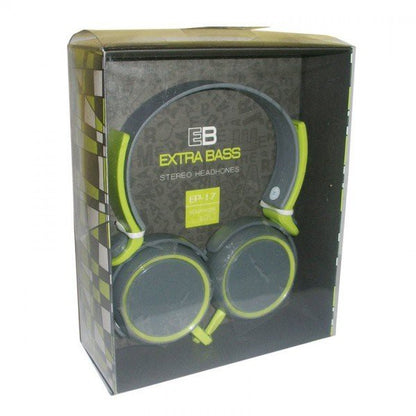 Headphone Extra Bass EP-17 Stereo Headphones With Microphones