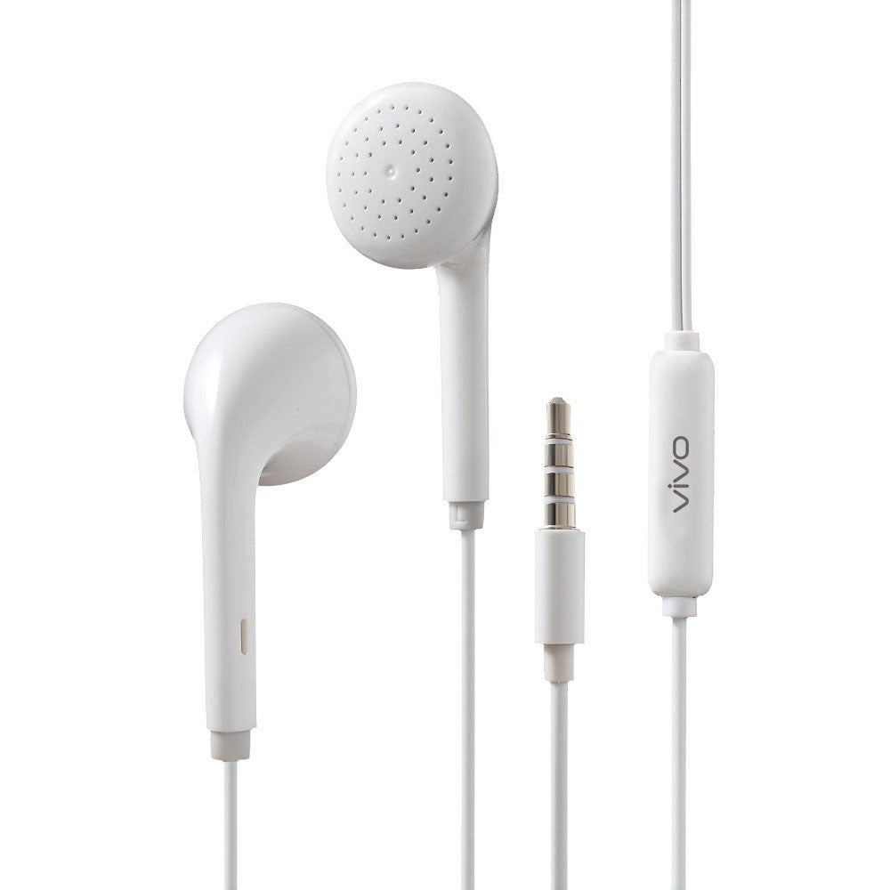 Headset Handsfree VIVO ORI Original 99% OEM HF Earbud Earphones Earphone Mic Headphone TERMURAH