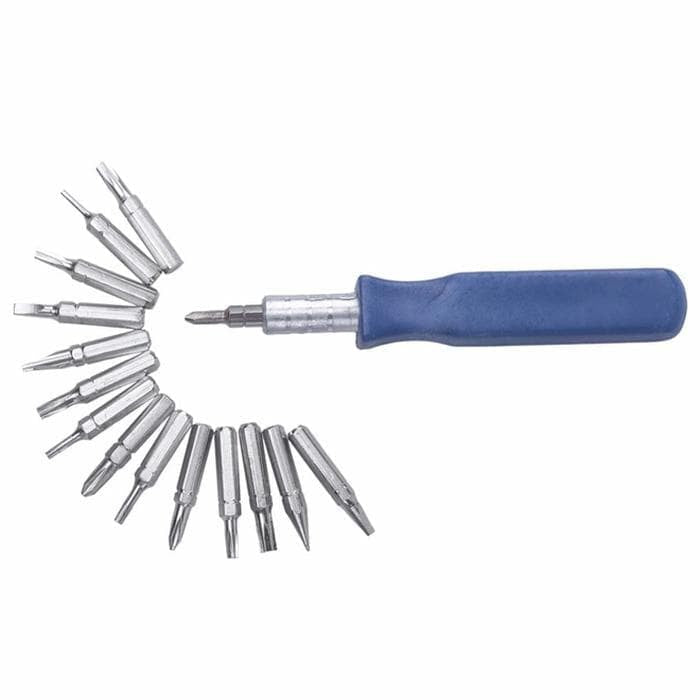 Obeng Set 16in1 Magnetic Toolkit Screwdriver mini kepala magnet tools sekrup kecil min bunga multi