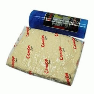 KAIN LAP KANEBO Camion Serat Sintetis 3mm Super Chamois Kuning Botol Biru Motor Mobil Dapur Rumah