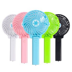 Kipas Angin Tangan Handy Mini Fan Handheld Rechargeable Portable 2000mAh Lipat