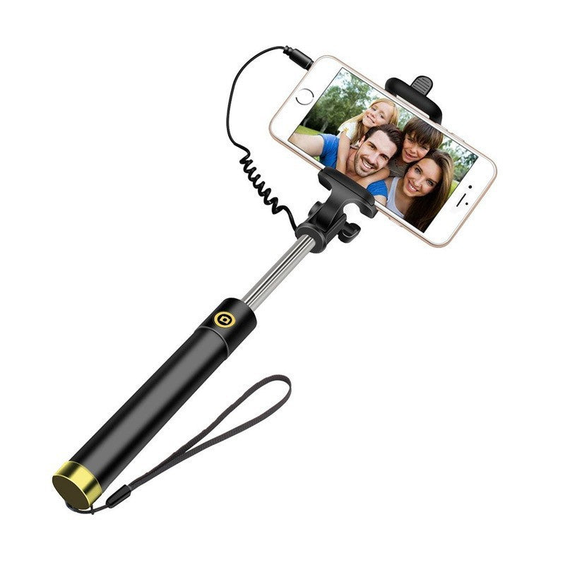 Tongsis Bluetooth Locust Mini Selfie Stick for iOS Android Monopod Kabel Remote Shutter Phone Holder