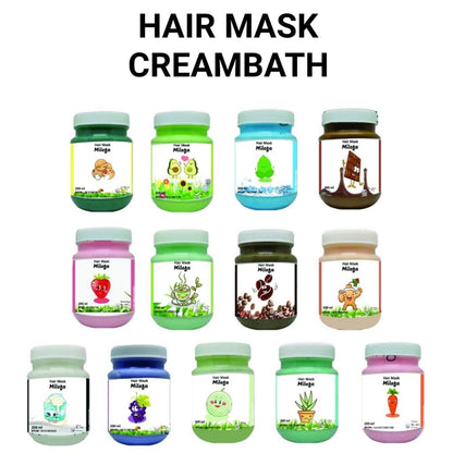 Hair Mask Creambath Masker Perawatan Rambut Conditioner By ACL BPOM Hairmask Ala Salon 200ml Cream