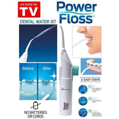 Power Floss Dental Water Jet / Power Floos Alat Pembersih Gigi Semprot