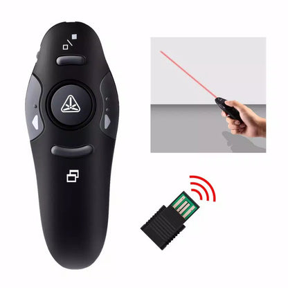 Wireless Laser Red Pointer Presenter 805 Remote Control 2.4GHz Untuk Presentasi Powerpoint, MS Word, Excel