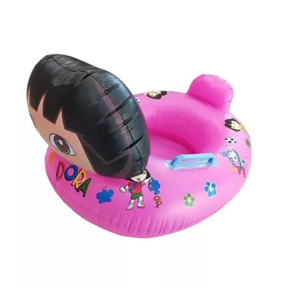 Ban Pelampung Anak Intex Baby Swim Boat Motif Animal Split Rings Bayi Duduk Kaki Berenang Karakter