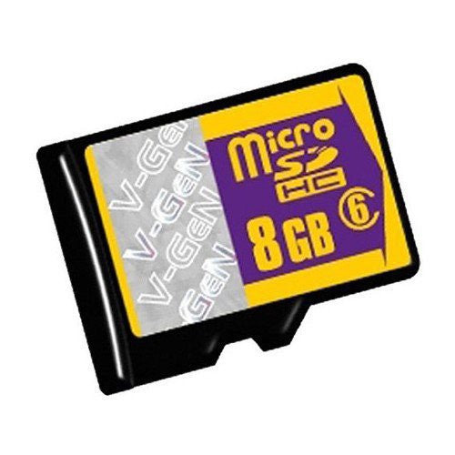 Memory Card VGEN 8GB Class 6 ORIGINAL V-GEN MMC 8 GB C6 MicroSD Lifetime Warranty Garansi external