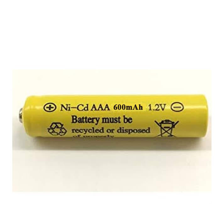 Battery Rechargeable AAA Ni-Cd Baterai Isi Ulang A3 600Mah Batre telepon remote mainan bisa cas lagi