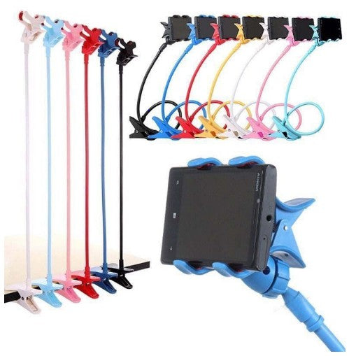 Lazypod Jepit Flexible Holder HP Standing Jepitan Narsis Fleksibel For Smartphone