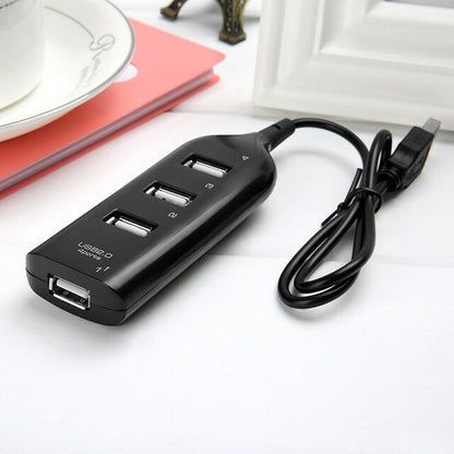 USB HUB 4in1 4 Port Output Colokan Flashdisk Mouse Speaker For Laptop Pc Komputer