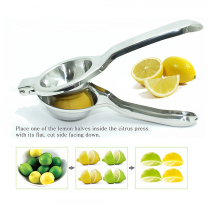 Alat Peras Jeruk Stainless Steel / Lemon Juicer Orange Extractor Squeezer Perasan Press Nipis Buah