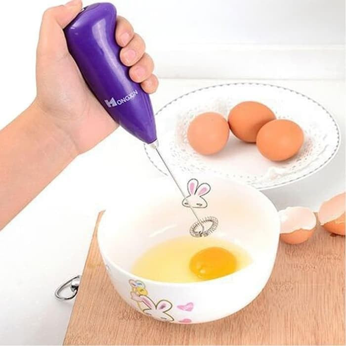 Milk Frother Hand Mixer Mini Elektric Whisk Pengocok Telur Elektrik milkshake kopi teh whipping mix