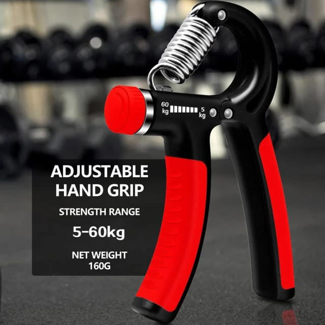 Hand Grip 5-60 Kg Adjustable Wrist Forearm Strength Exerciser Training Gym Alat Latihan Otot Tangan