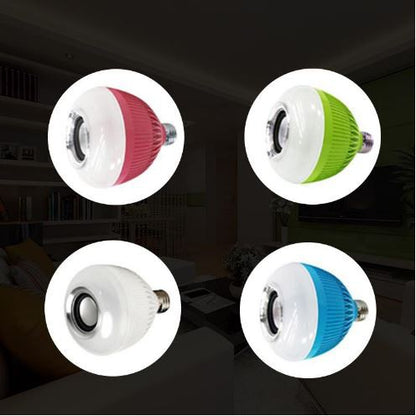 Lampu + Speaker Bluetooth 2in1 BOHLAM 6W LED Disco RGBW Remote Control 6watt Music RGB Party Lamp