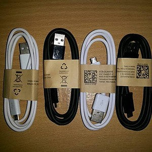 [CO 1K] Kabel Data Micro USB Putih Panjang 1 Meter || Cable Bulat 1m 100cm 1A Smartphone Handphone Hp Mikro