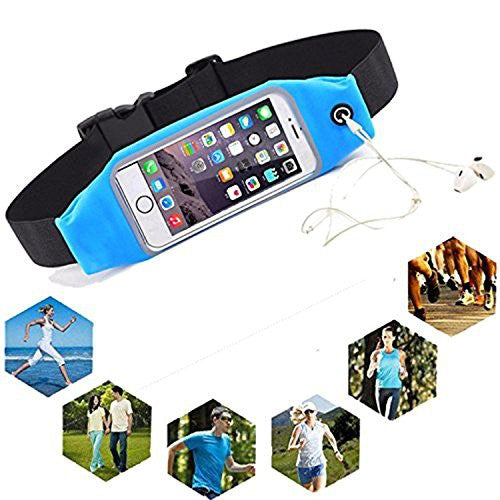 Sweatproof Sport Waist Belt Pouch for Running Jogging