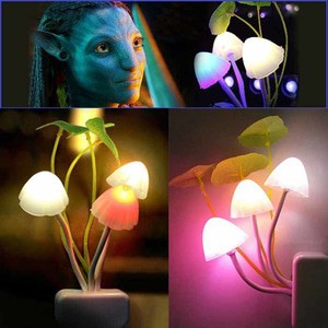 Lampu Tidur Jamur Avatar Mushroom Lamp Sensor LED Night Lamp hias kamar colokan dinding warna unik