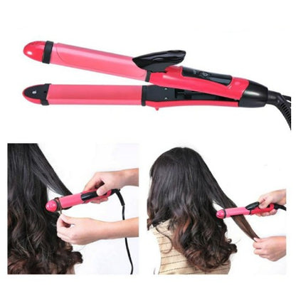 CATOK NOVA MINI 2IN1 NHC 2009 Curl & Straight Hair Beauty Set catokan keriting lurus curly hair iron