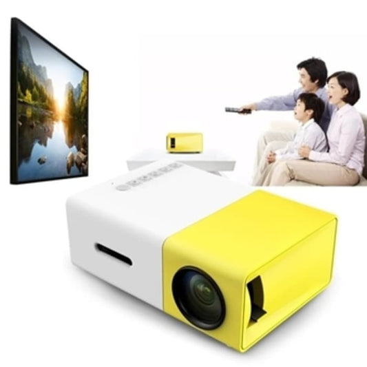 Super Mini Proyektor YG-300 Pembesar Layar LED Portable Projector Home YG300 TV Bioskop Rumah Remote