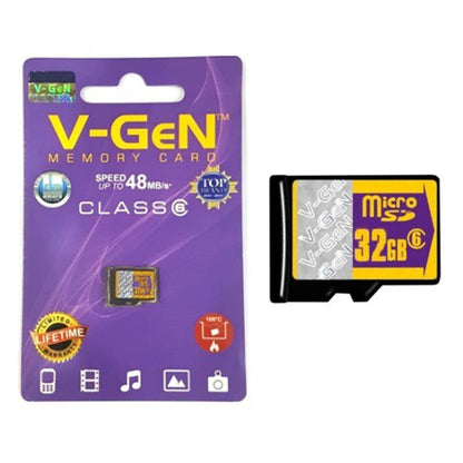 Micro SD VGEN 32GB Class 6 Original Memory Card Microsd V-GEN MMC Handphone Kamera Flash Memori Ori