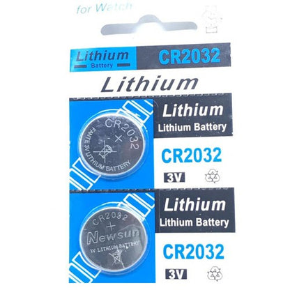 Baterai CR2032 Biru Lithium 3V Battery Kancing Koin CR-2032 Kalkulator Jam Tangan Remote Cmos Bulat