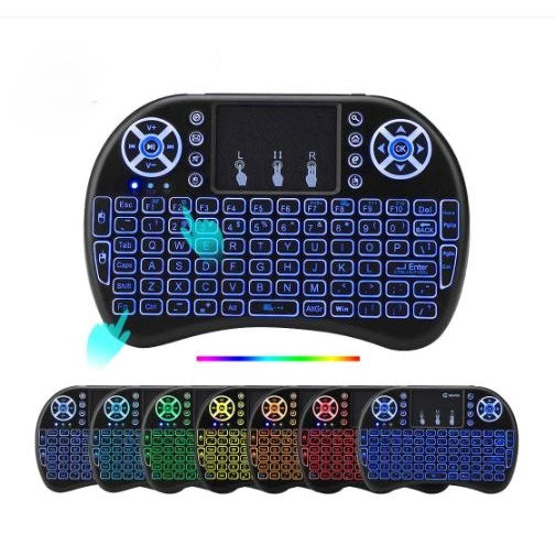 Mini Keyboard i8 Backlit Mouse Keypad Wireless Touchpad Nirkabel Tanpa Kabel Asus Acer Lenovo